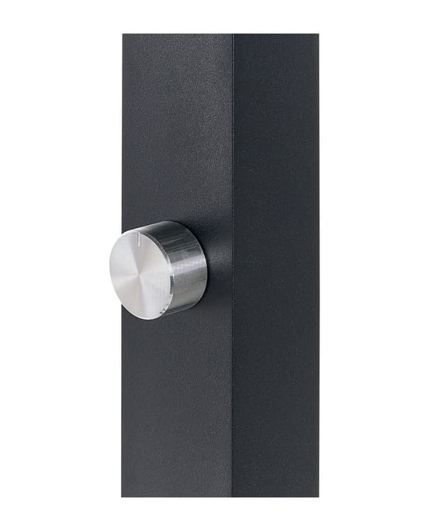 Gulvlampe LED-lampe Svart Aluminium 194 cm Bryter Dimming Moderne Belysning Hjemmekontor