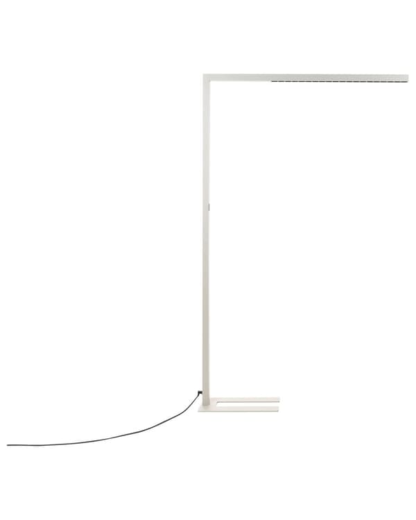 Gulvlampe LED-lampe Sølv Aluminium 194 cm Bryter Dimming Moderne Belysning Hjemmekontor