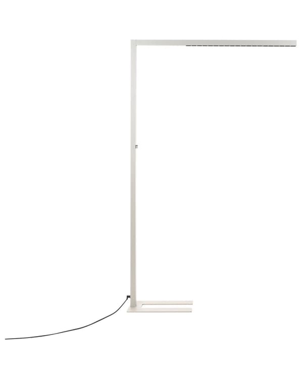 Gulvlampe LED-lampe Sølv Aluminium 194 cm Bryter Dimming Moderne Belysning Hjemmekontor