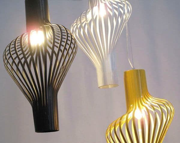 GEOMETRISK LOFTSLAMPE APP484-1CP SORT