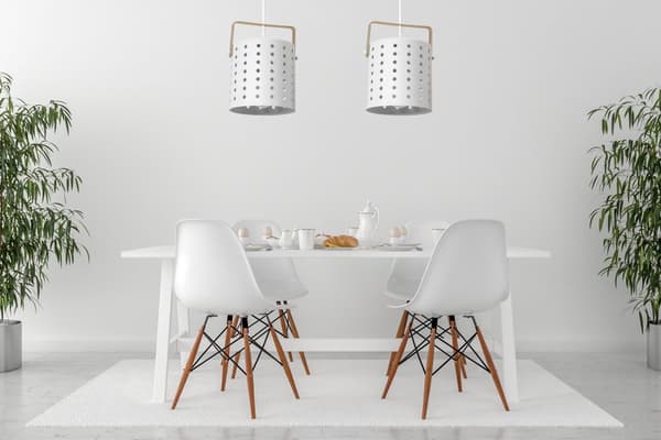 LOFTSLAMPE MODERNE APP957-1CP HVID