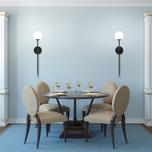 VÄGGLAMPA MODERN 75CM APP579-1W SVART