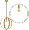 Miniatyrbild 1 av 8: GLAMOUR HÄNGANDE TAKLAMPA APP961-1CP GULD
