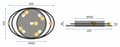 Miniatyrbild 9 av 9: PLAFON LAMPA GALAXY APP871-C VIT
