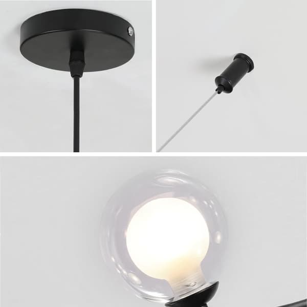 METAL INDUSTRIAL GLASS LOFTLIGHT APP755-6CP SORT