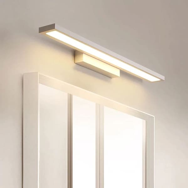 LED-KYLPYHUONEEN SEINÄVALAISIN 40CM APP839-1W LITTEÄ KROMI