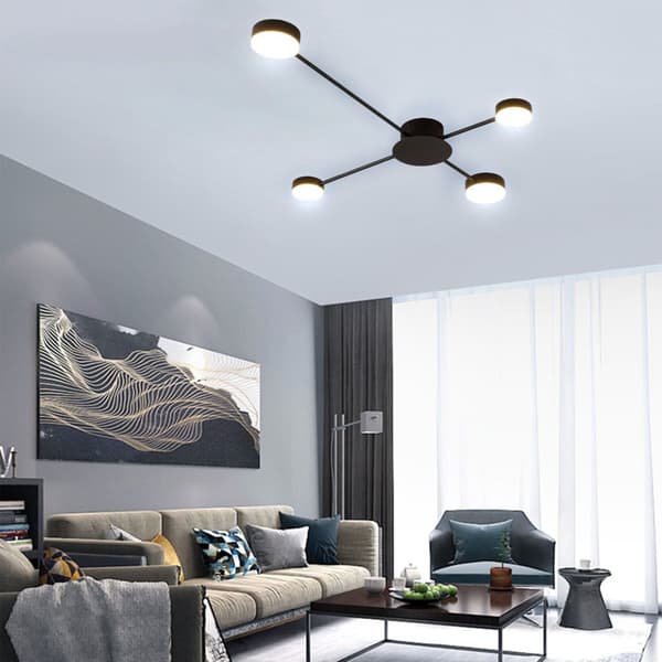 4-VARTINEN LED-KATTOVALAISIN APP519-4C MUSTA