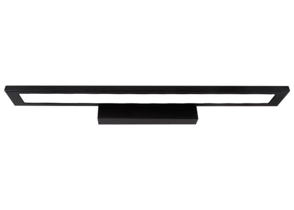 LED-KYLPYHUONEVALAISIN PEILIN PÄÄLLÄ 40CM APP839-1W TASAINEN MUSTA