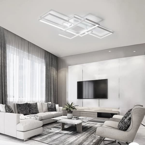MODERNE LED LOFTSLAMPE + APP660 HVID FJERNBETJENING