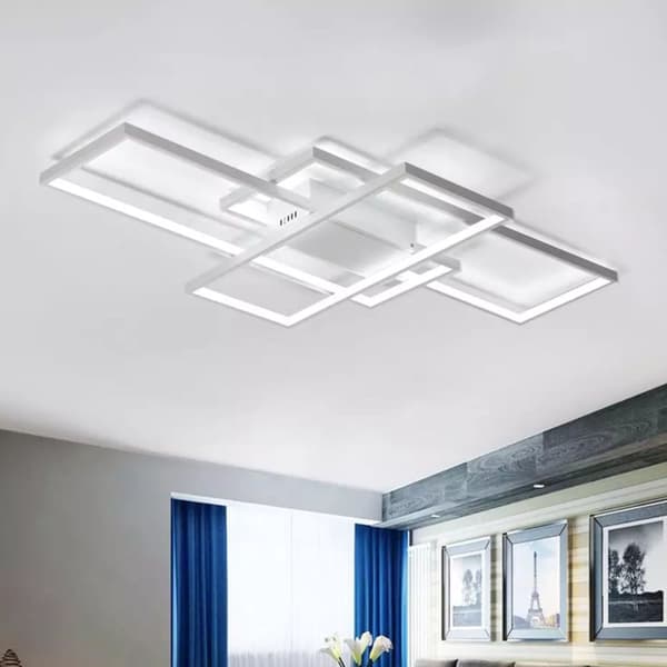 MODERNE LED LOFTSLAMPE + APP660 HVID FJERNBETJENING