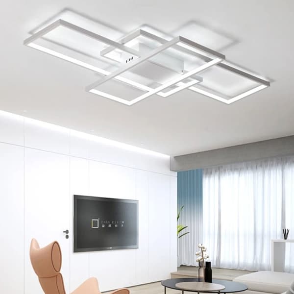 MODERNE LED LOFTSLAMPE + APP660 HVID FJERNBETJENING