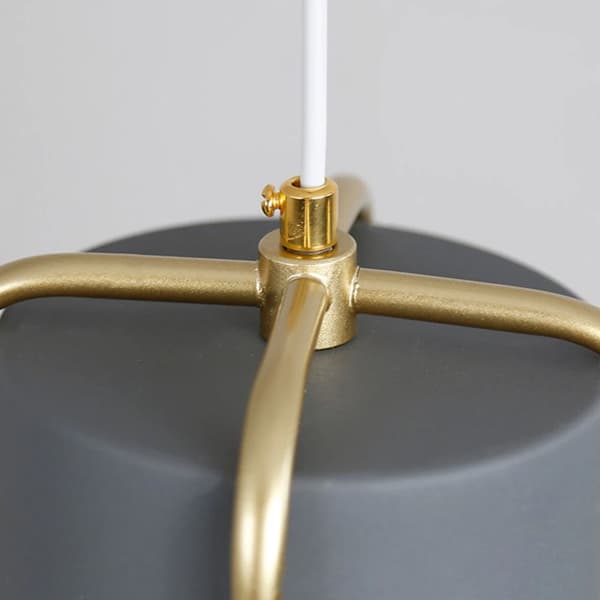 TAKLAMPA APP934-1CP ELEGANT SVART