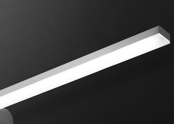 BADRUMSVÄGGLAMPA LED RUND KROM 40CM APP845-1W