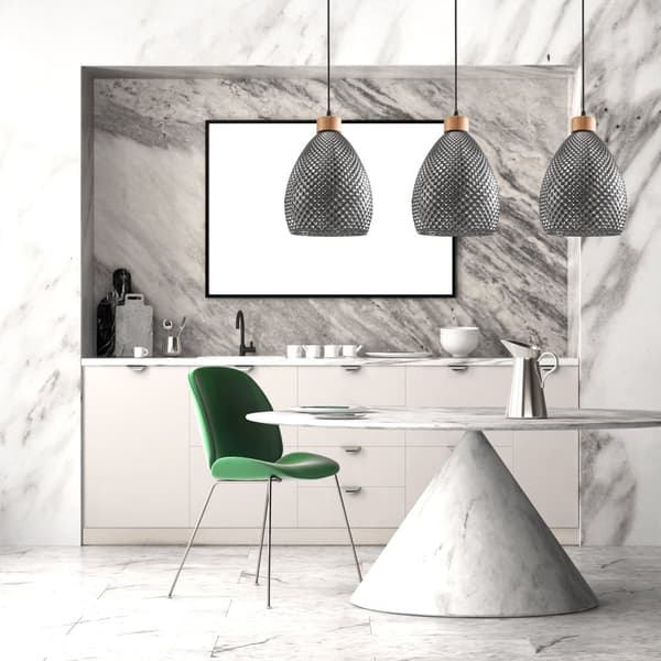 RETRO LOFTSLAMPE LAVET AF GLAS APP897-1CP SORT