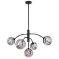 Miniatyrbillede 1 af 6: LOFTLAMPE GLAS PERLER APP1021-6CP