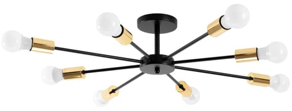 LAMPE EDDERKOP 8 APP502-8C SORT