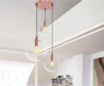 LASSI GLAS LOFTSLAMPE 20+25+30 CM APP038-3CP
