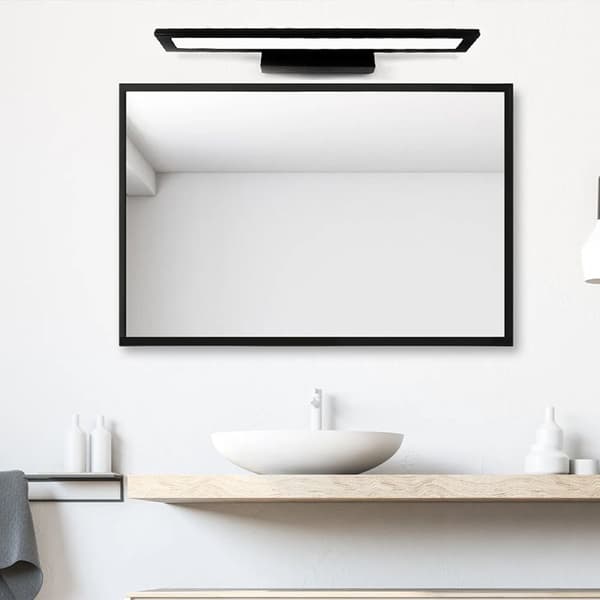 LED-KYLPYHUONEEN SEINÄVALAISIN 60CM APP840-1W TASAINEN MUSTA