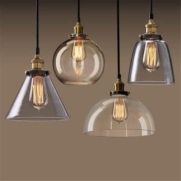 VERTO C LOFTSLAMPE I HÆNGENDE GLAS