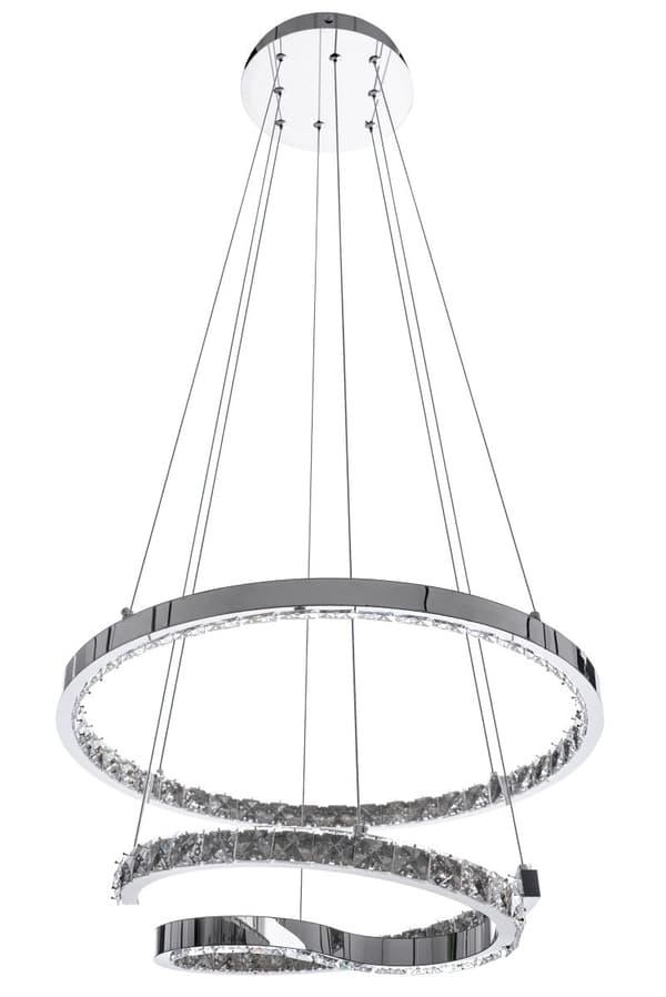 KRYSTAL VEDHÆNG LAMPE RING LED APP773-2CP
