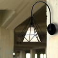 Miniatyrbild 5 av 6: VÄGGLAMPA LOFT STYLE E27 BELLO METALL
