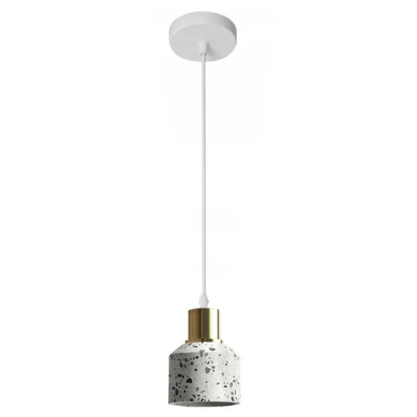 BETON PENDEL LOFTLAMPE LASTRI APP931-1CP HVID
