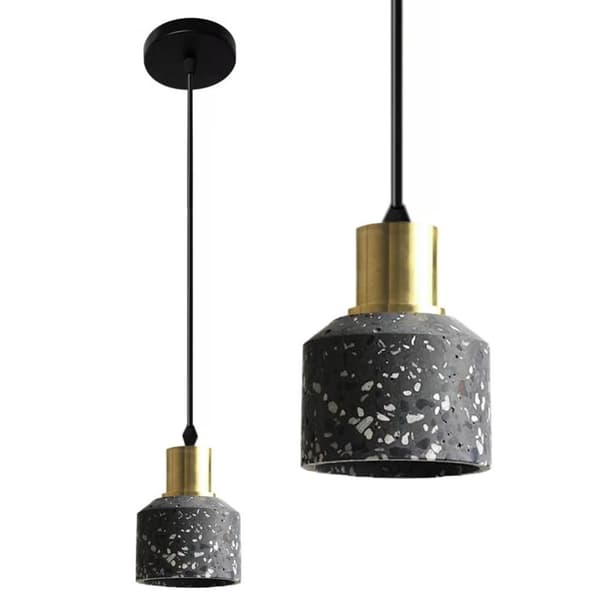 BETON HÆNGENDE LAMPE LASTRI APP930-1CP SORT