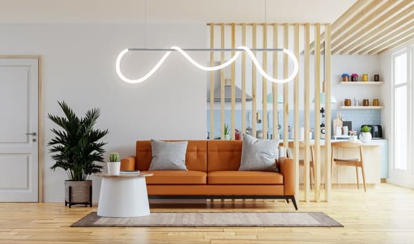 APP855-CP PITKÄ KROMI LED-KATTOVALAISIN