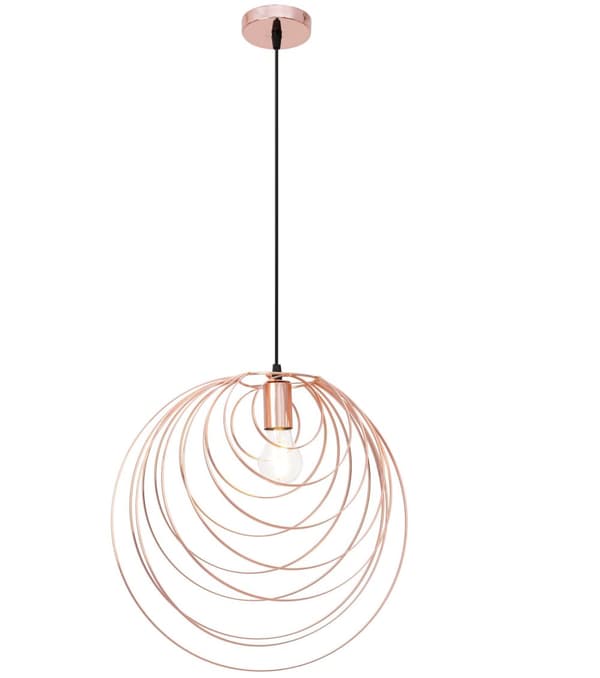 GEOMETRISK TAKLAMPA APP427-1CP ROSE GULD