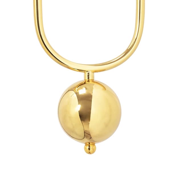 HÄNGANDE TAKLAMPA GLAS METALL APP482-1CP GULD