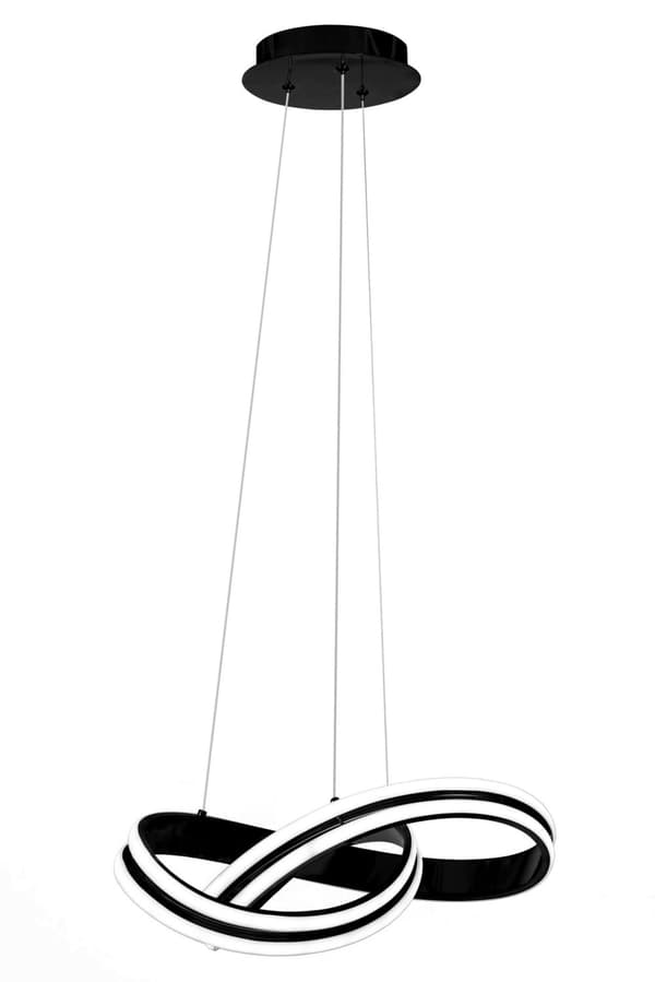 MODERNE LED LOFTSLAMPE + FJERNBETJENING APP817-CP SORT