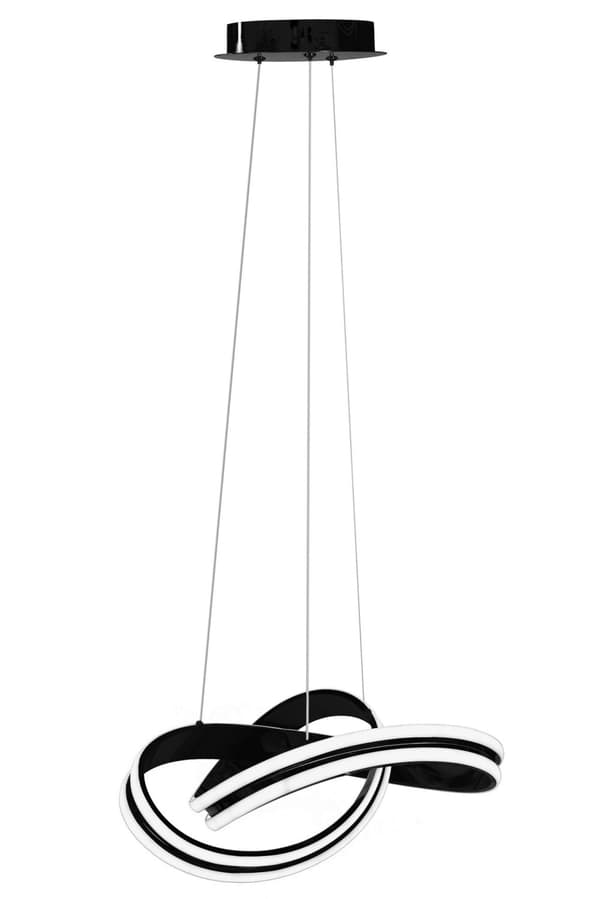 MODERNE LED LOFTSLAMPE + FJERNBETJENING APP817-CP SORT