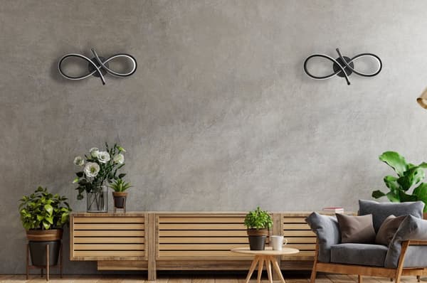 VÆGLAMPE LED APP1050-W SORT