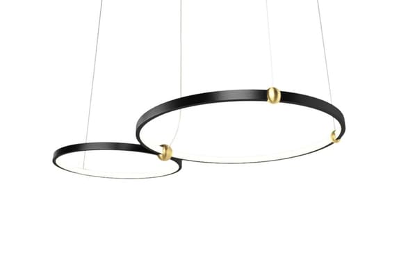 RING LED LAMPA + FJÄRRKONTROLL APP763-30-50 SVART