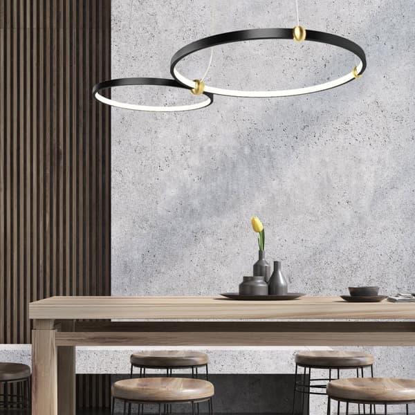 RING LED LAMPA + FJÄRRKONTROLL APP763-30-50 SVART