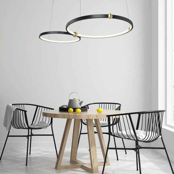 RING LED LAMPA + FJÄRRKONTROLL APP763-30-50 SVART