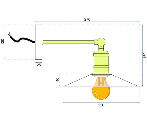 LAMPA PORTO VÄGGLAMPA APP197-1W VIT