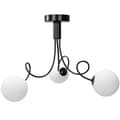Miniatyrbild 4 av 8: TAKLAMPA APP1154-3CP SVART