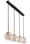Miniatyrbillede 4 af 6: MODERNE GLASLOFTSLAMPE APP899-4CP