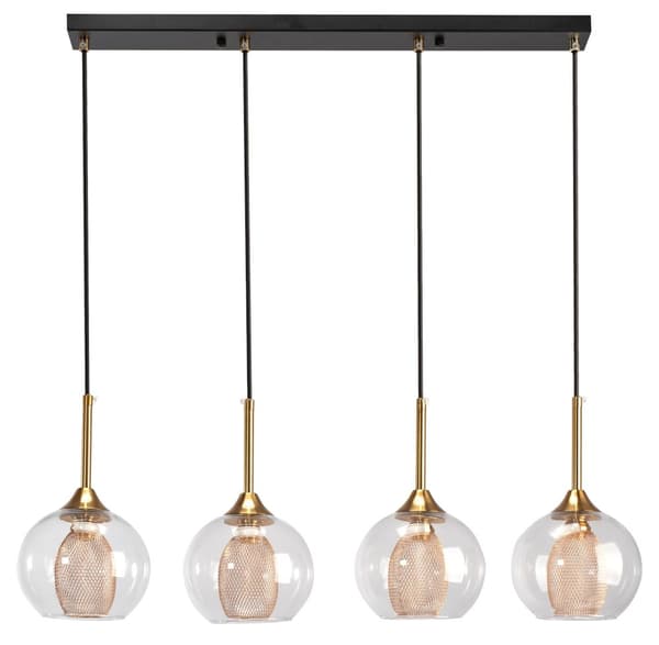 MODERNE GLASLOFTSLAMPE APP899-4CP