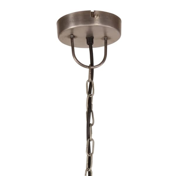 vidaXL Teollistyylinen riippuvalaisin 25W monivärinen pyöreä 32 cm E27