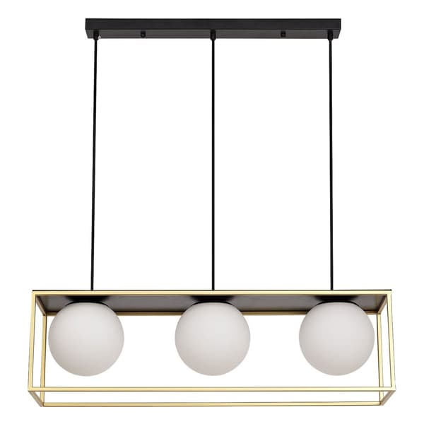 LOFTSLAMPE SORT GULD APP1164-3CP
