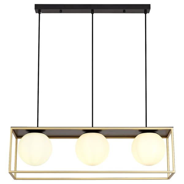 LOFTSLAMPE SORT GULD APP1164-3CP