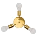 Miniatyrbild 3 av 8: TRIPLE METALL TAKLAMPA APP704-3C GULD