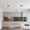 Miniatyrbild 6 av 8: TRIPLE METALL TAKLAMPA APP704-3C GULD