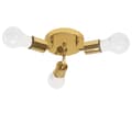 Miniatyrbild 2 av 8: TRIPLE METALL TAKLAMPA APP704-3C GULD