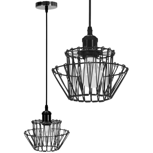 LOFTLAMPE APP941-1CP SÆT 36CM SORT