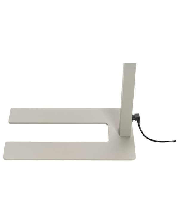 Gulvlampe Sølv Metal Aluminium LED Standerlampe til Kontor med Lysregulering Læselampe Gulv til Arbejdspladsen Dagslyssensor Design