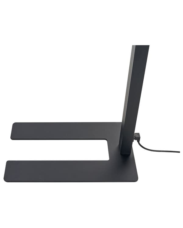 Gulvlampe Sort Metal Aluminium LED Standerlampe til Kontor med Lysregulering Læselampe Gulv til Arbejdspladsen Dagslyssensor Design