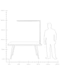 Miniatyrbilde 11 av 11: Skrivebord LED-lampe Sølv Metall 120 cm Aluminium med klemme Dimmende lys Kontor Moderne